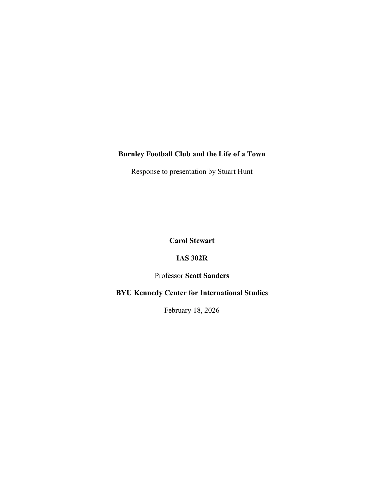 Burnley Football Club and the Life of a Town, page 1 of 5