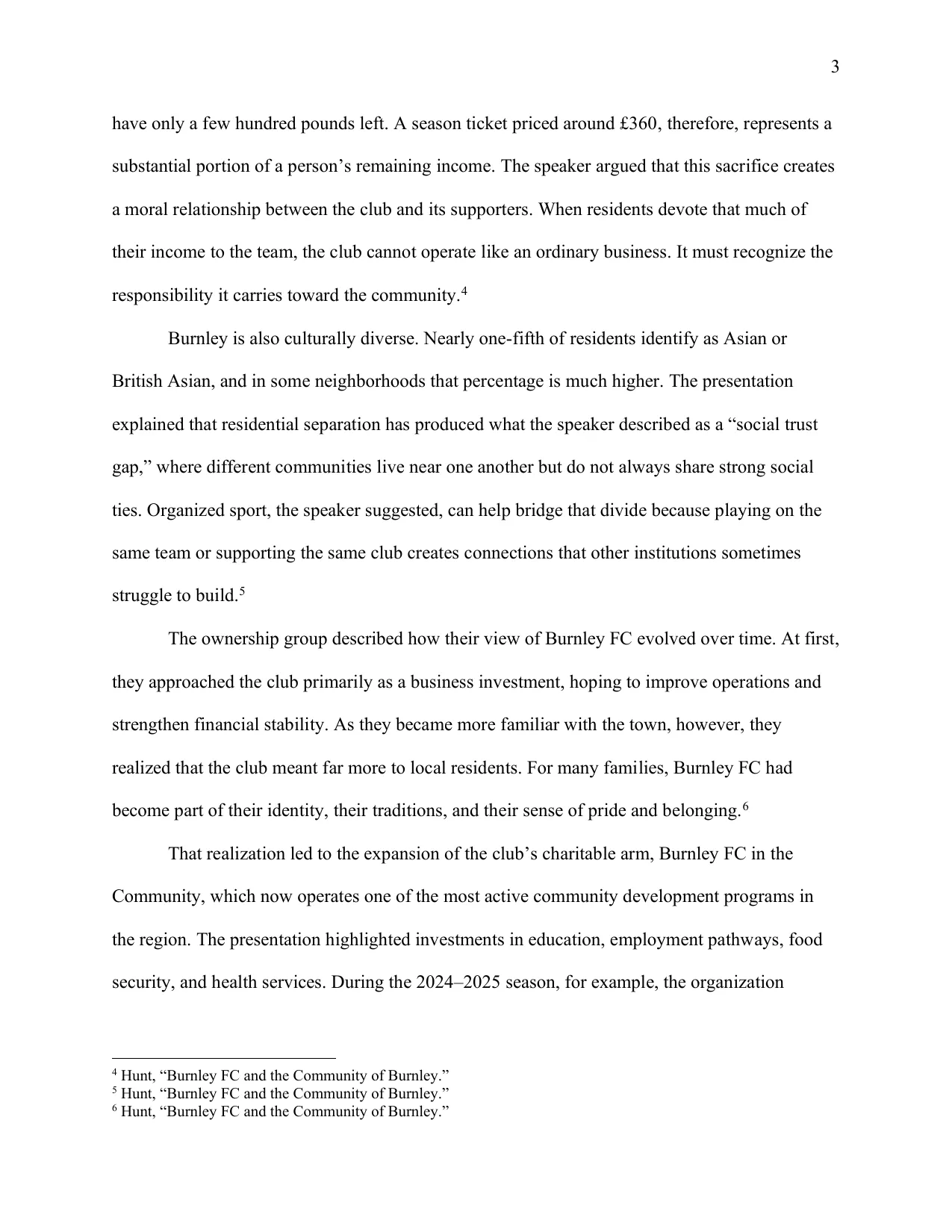 Burnley Football Club and the Life of a Town, page 3 of 5