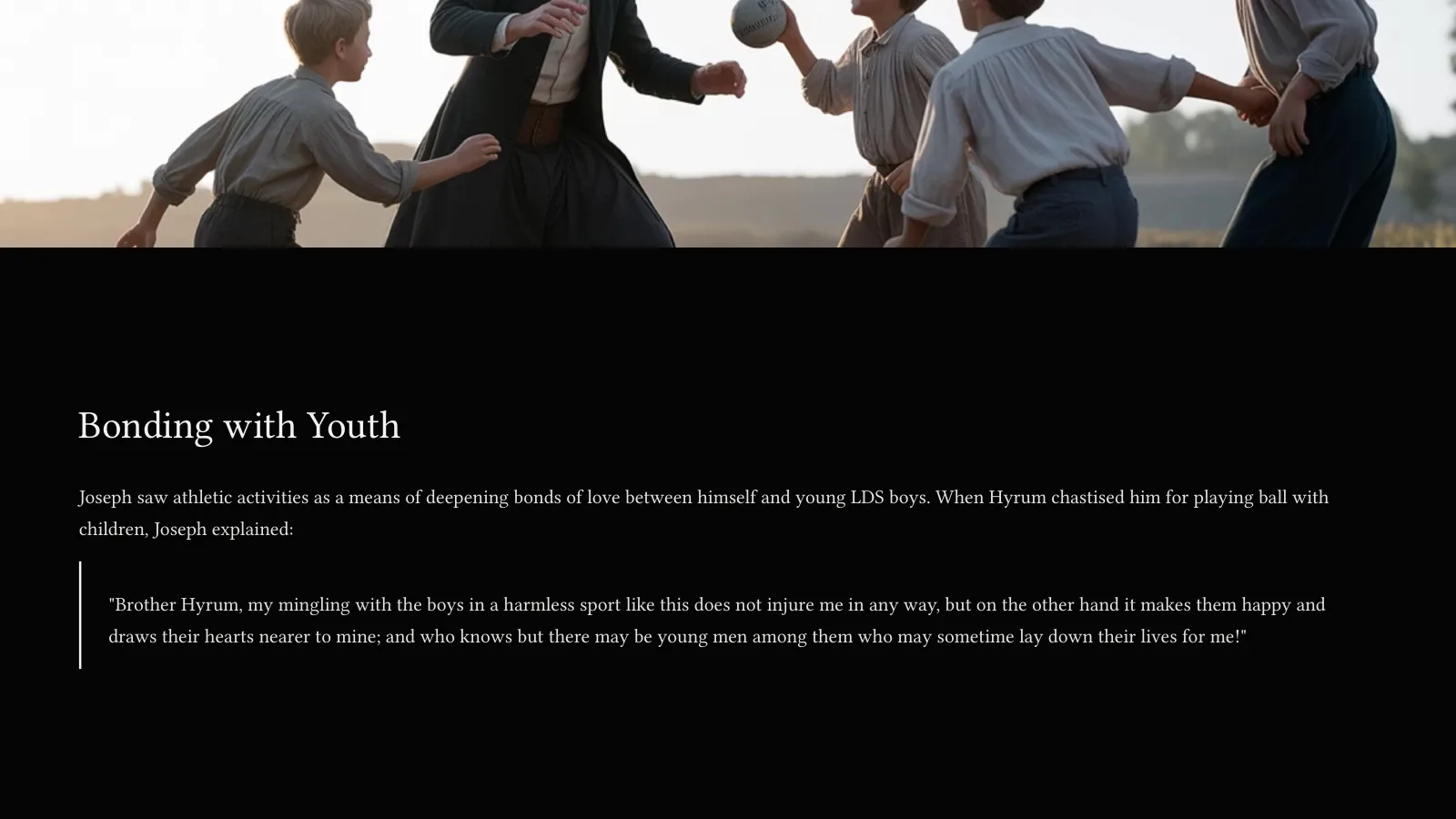 Joseph Smith: The Athletic Prophet, page 22 of 25