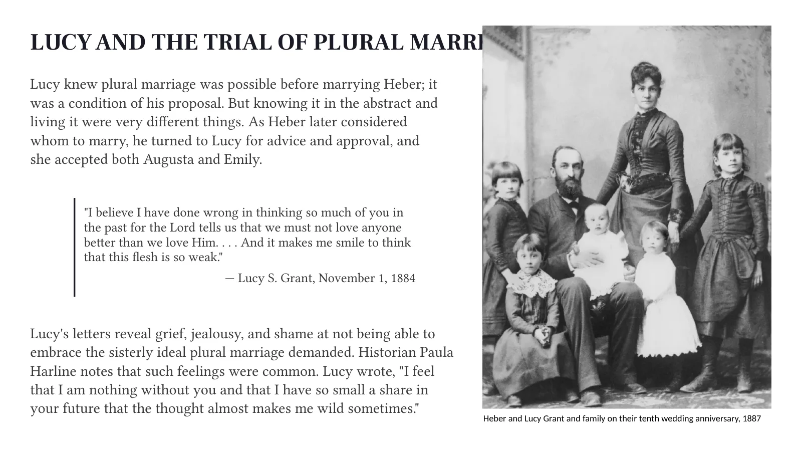 More Than a Footnote: The Wives of Heber J. Grant, page 11 of 22