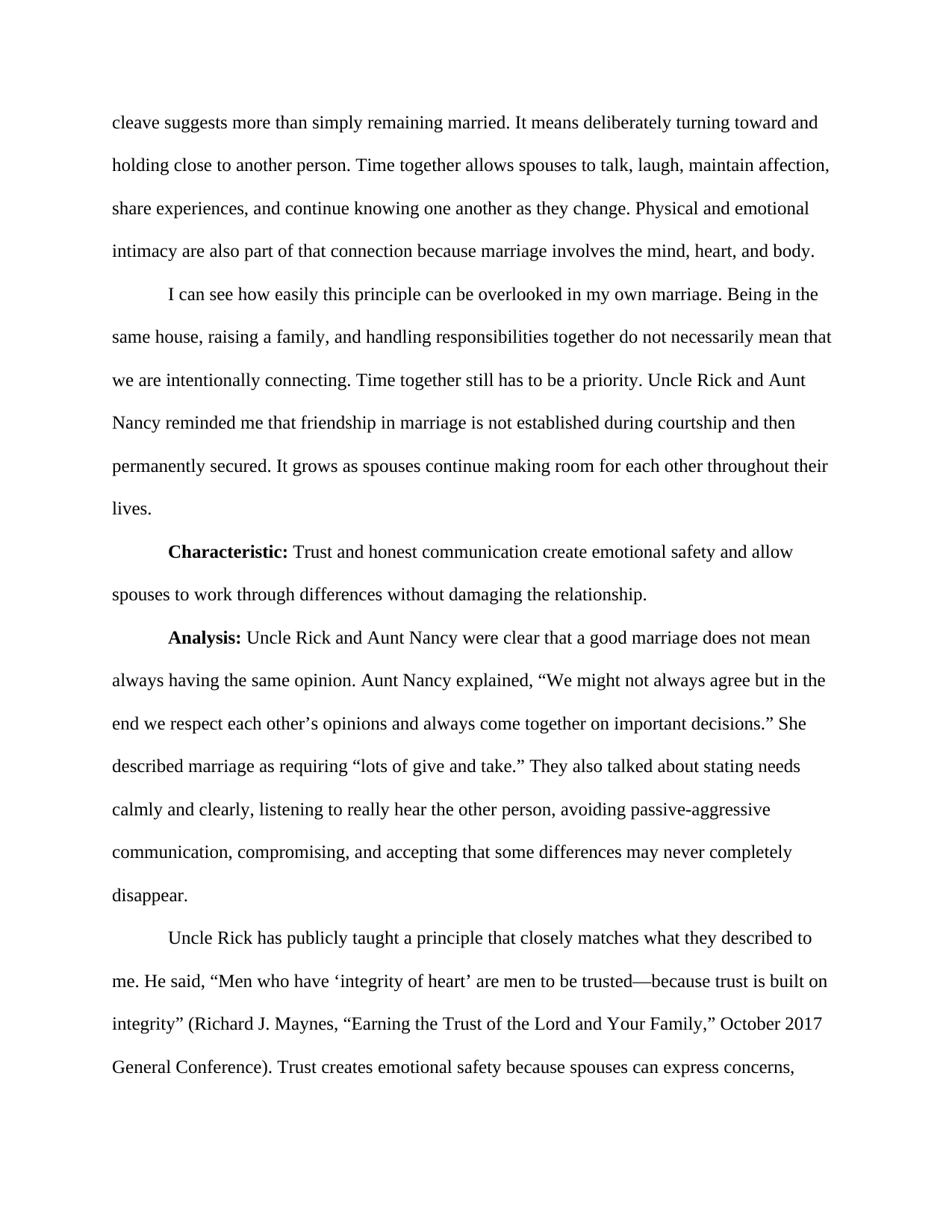 Essential Characteristics of an Eternal Marriage, page 3 of 8