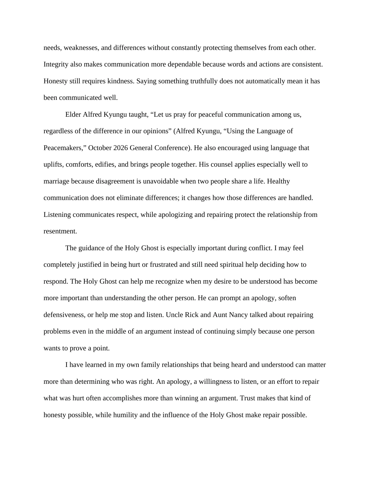 Essential Characteristics of an Eternal Marriage, page 4 of 8