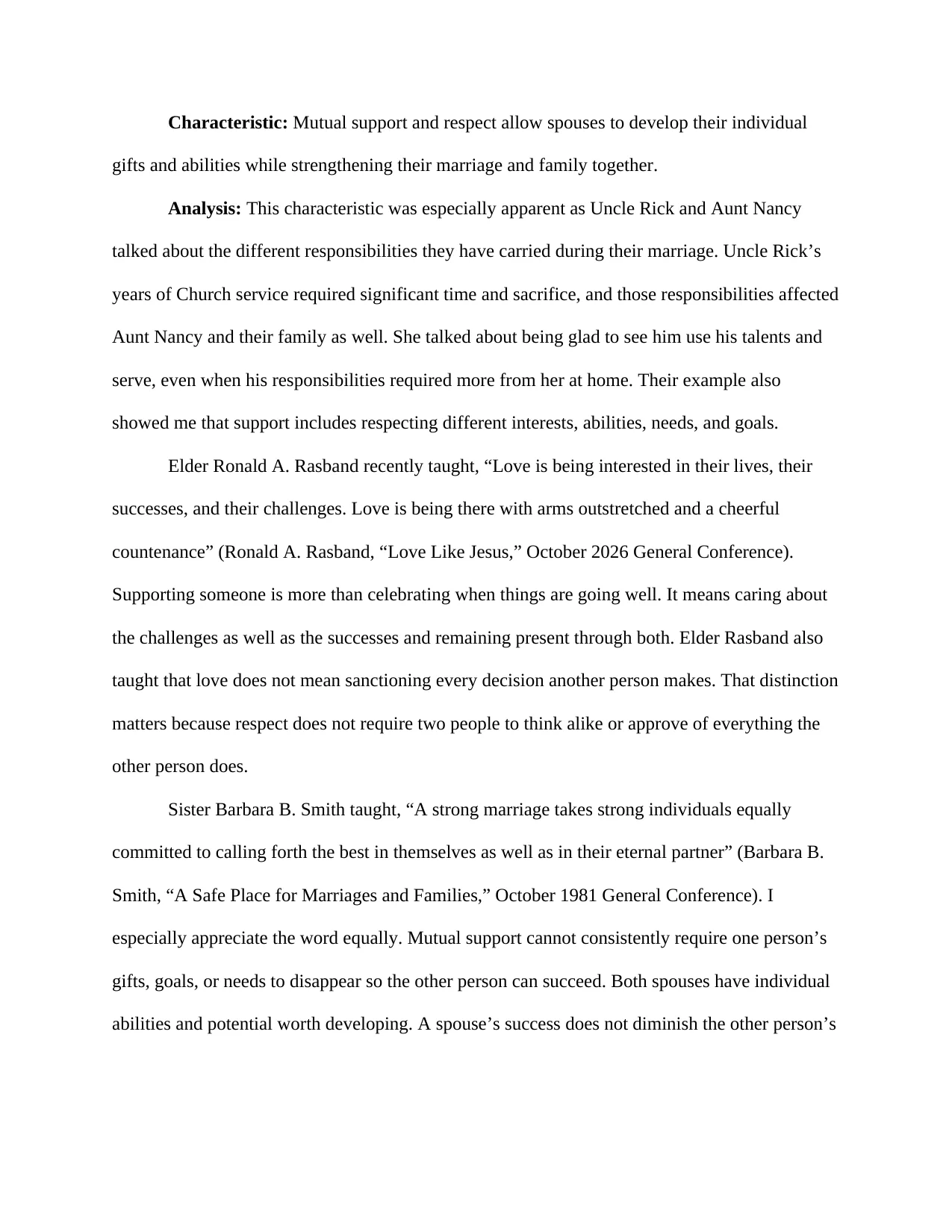 Essential Characteristics of an Eternal Marriage, page 5 of 8