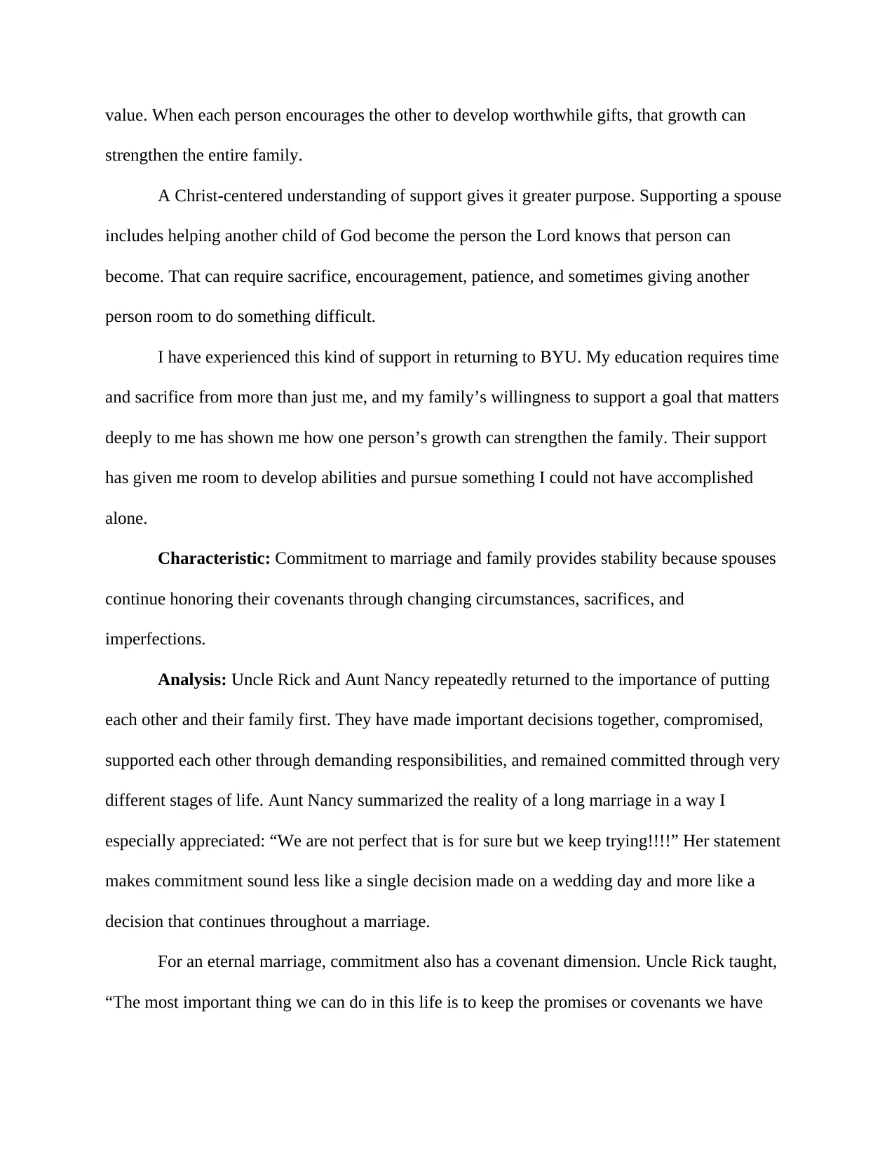 Essential Characteristics of an Eternal Marriage, page 6 of 8