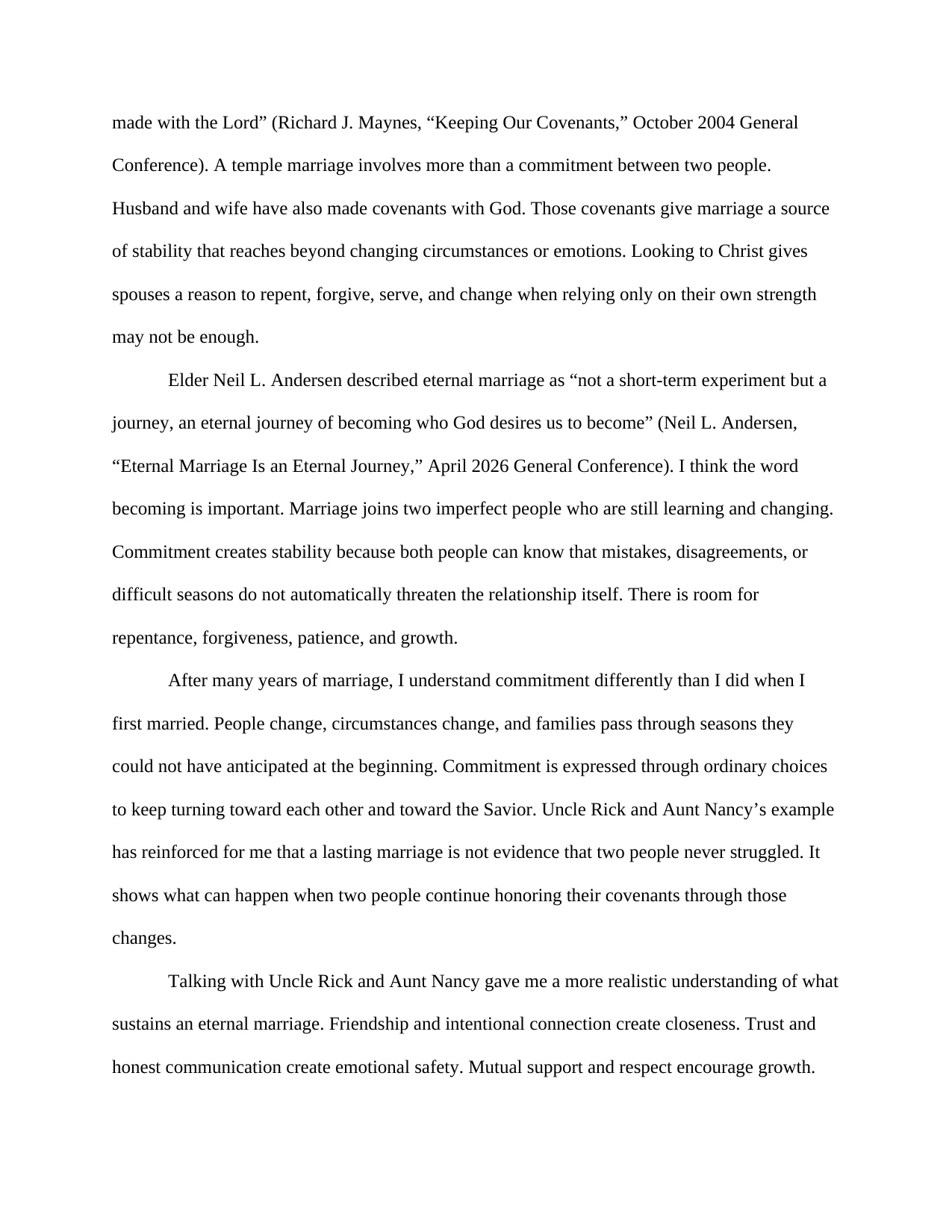 Essential Characteristics of an Eternal Marriage, page 7 of 8