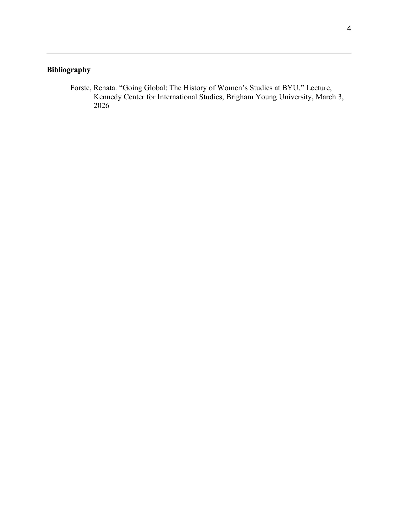 Going Global: The History of Women’s Studies at BYU, page 4 of 4