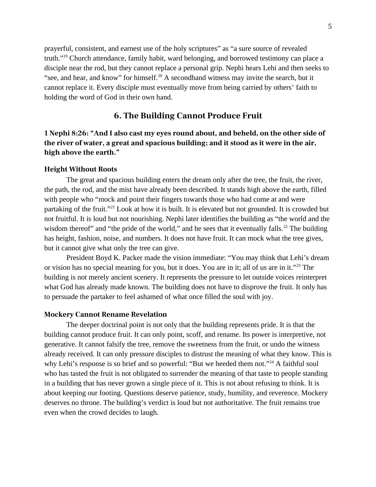 1 Nephi 8 and 11: Staying at the Tree, page 5 of 9