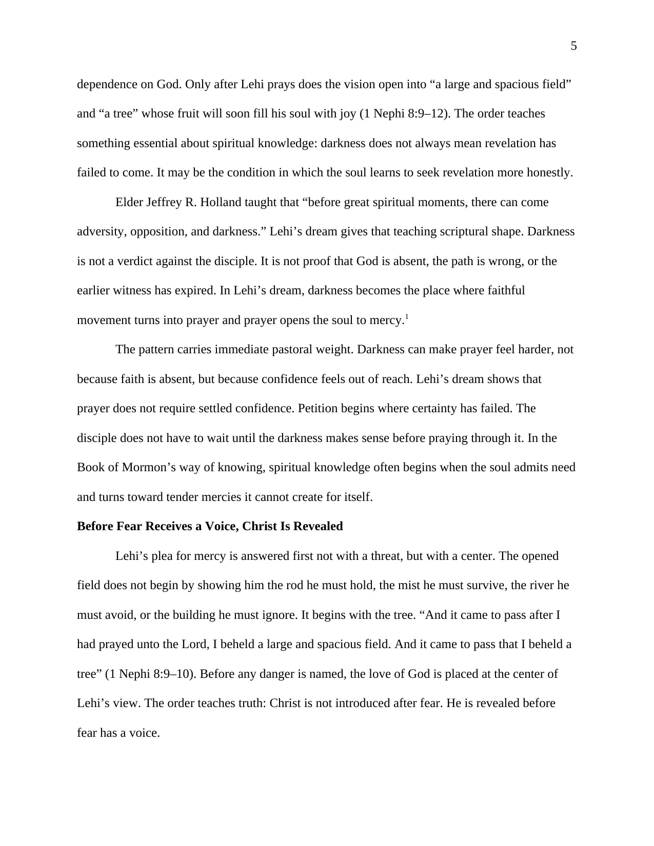 Staying at the Tree: Learning Truth From the Fruit, page 5 of 25